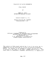 Evaluation of vacuum pycnometer  final report