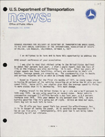 Remarks Prepared for Delivery by Secretary of Transportation Brock Adams to the 84th Annual Conference of the International Association of Chiefs of Police