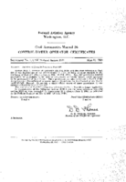 CAM 26 Supplement No 1  CAM 26 Dated August 1959 Deletion Of Cross Reference To Part 617