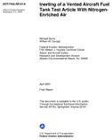 Inerting of a Vented Aircraft Fuel Tank Test Article With Nitrogen Enriched Air