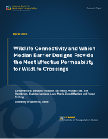 Wildlife Connectivity and Which Median Barrier Designs Provide the Most Effective Permeability for Wildlife Crossings