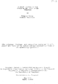 A brief history of the Staunton and James River Turnpike  May 1975