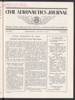 Civil Aeronautics Journal January 15 1940