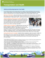 Transportation and Health fact sheet