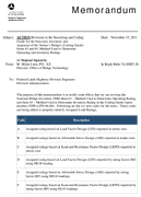 Revisions to the Recording and Coding Guide for the Structure Inventory and Appraisal of the Nations Bridges Coding Guide Items 63 and 65 Method Used to Determine Operating and Inventory Ratings Memorandum