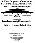 Stiffness Properties of Composite Pavements Using Artificial Neural NetworkBased Methodologies