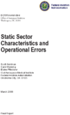 Static Sector Characteristics and Operational Errors