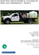 Effective and Economical Cleaning of Pipes and Underdrains  Phase II