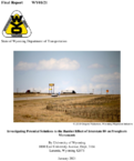 Investigating Potential Solutions to the Barrier Effect of Interstate 80 on Pronghorn Movements