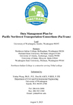 Data Management Plan for Pacific Northwest Transportation Consortium PacTrans