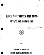 AC 6143 Glider Pilot Written Test Guide  Private and Commercial