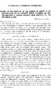 Interstate Commerce Commission Report of the Accident Investigation Occurring on the PHILADELPHIA AND READING RAILWAY ANNVILLE PA