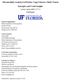 Micromobility Analytics in Florida Usage Patterns Public Transit Synergies and Crash Insights