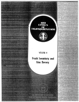 1972 Census of Transportation Volume II  Truck Inventory and Use Survey Connecticut