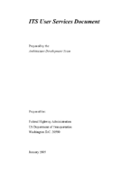 ITS User Services Document