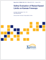 Safety Evaluation of Raised Speed Limits on Kansas
