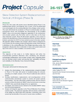 Skew Detection System Replacement on Vertical Lift Bridges Phase III Project Capsule