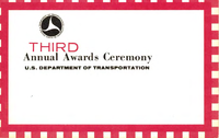 US Department of Transportation Third Annual Awards Ceremony