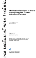 Identification Techniques to Reduce Confusion Between Taxiways and Adjacent Runways