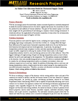 An Online Cost Allocation Model for Horizontal Supply Chains Research Brief