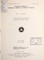 Automobile Marketing Strategies Pricing and Product Planning April 1978