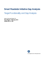 Smart roadside initiative gap analysis  target functionality and gap analysis