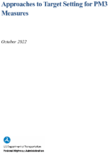 Approaches to Target Setting for PM3 Measures