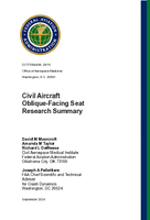 Civil Aircraft ObliqueFacing Seat Research Summary