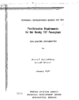 FireDetection Requirements For The Boeing 707 Powerplant