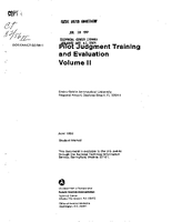 Pilot Judgment Training and Evaluation  Volume II