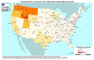 Estimated FAF Flow for Trucks Going To From and Within Idaho on National Highway System 2050