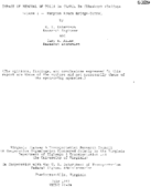 Impact of Removal of Tolls on Travel in Tidewater Virginia Volumes I II and III