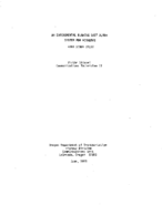 An experimental blowing dust alarm system for highways