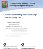 City of Federal Way Peer Exchange A TPCB Peer Exchange