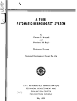 A TVOR AutomaticRebroadcast System