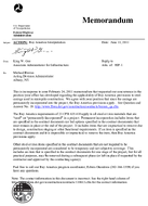 Buy America Interpretation Memorandum