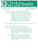 Office of Hazardous Materials Newsletter JanuaryFebruary 1974