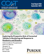 Exploring the Prospective Role of Connected Vehicles in Monitoring and Response to Pandemics and Disasters