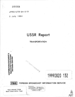 USSR Report Transportation