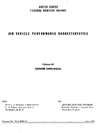 Air Vehicle Performance Characteristics Volume IB Ground Operations
