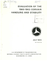 Evaluation of the 19601963 Corvair Handling and Stability