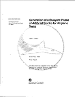 Generation of Buoyant Plume of Artificial Smoke for Airplane Tests