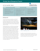 Strategic Speed Management Program