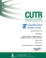 Commercial Heavy Vehicle Impacts on Signalized Arterial Corridor Performance