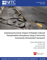 Assessing Economic Impact of DisasterInduced Transportation Disruptions Using a UniversityCommunity Partnership Framework