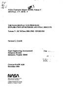 The NASA Digital VGH Program  Exploration of Methods and Final Results Volume V  DC 10 Data 19811982 129 Hours
