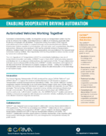 Enabling Cooperative Driving Automation Automated Vehicles Working Together