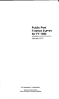 Public Port Finance Survey for FY 1999