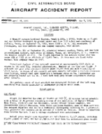 Investigation of Aircraft Accident BRANIFF AIRWAYS BUFFALO TEXAS 19590929