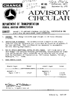 AC 150534526A CHG 1 Change 1 to Advisory Circular 150534526a Specification for L823 Plug and Receptacle Cable Connectors
